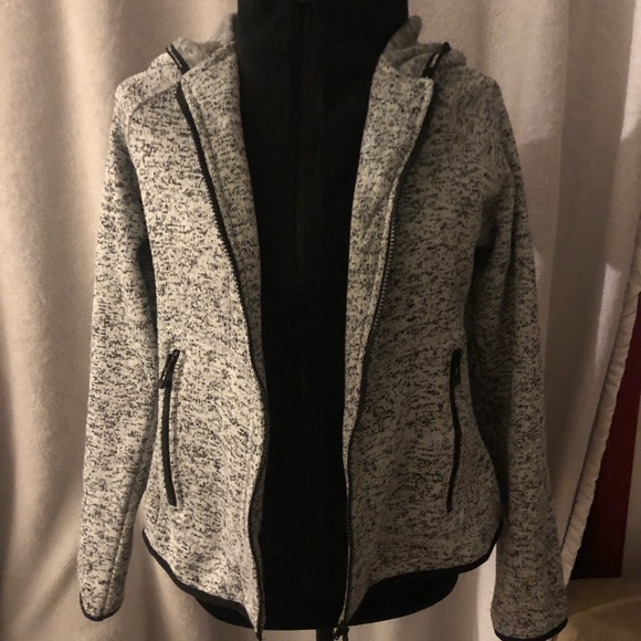 Calvin Klein Jackets & Blazers - Calvin Klein fleece Black/white/gray